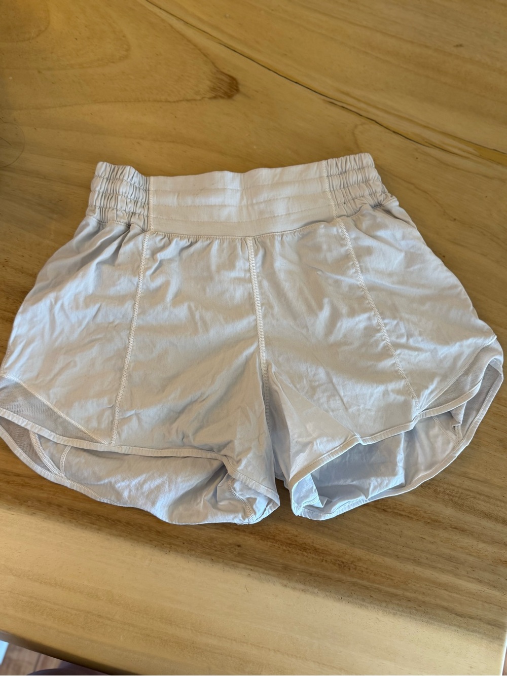 lululemon athletica White Athletic Running Shorts